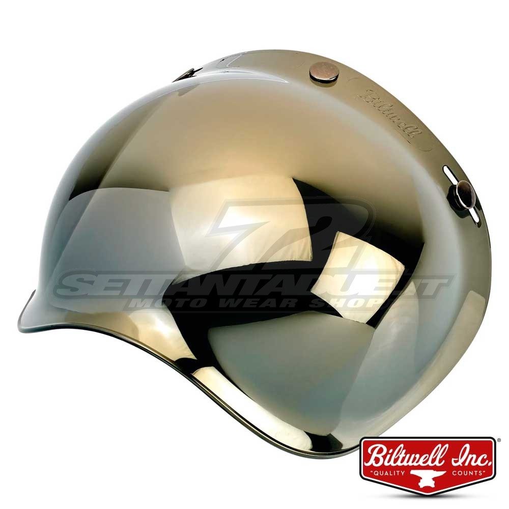 Visiera a Bolla Biltwell BUBBLE Anti-Fog - Oro Specchio | SETTANTADUE.IT