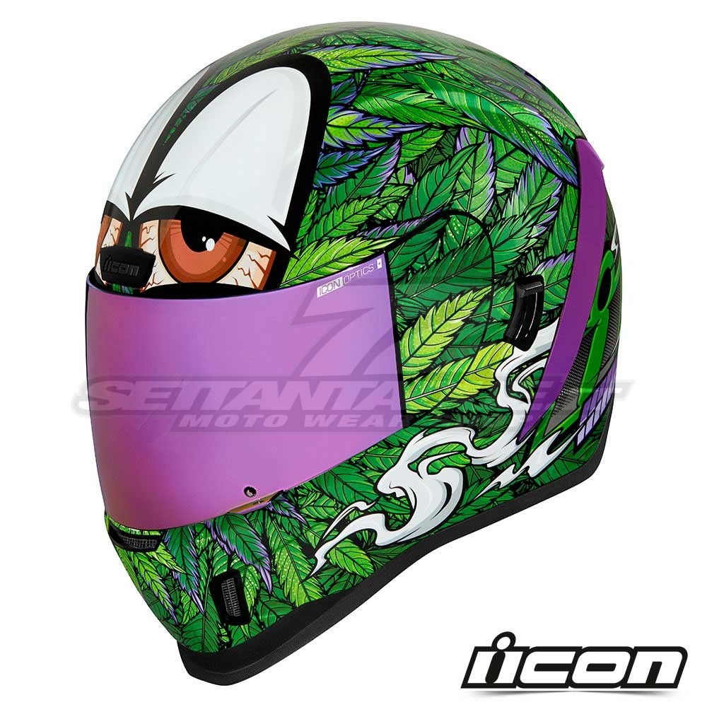 Casco Integrale Icon AIRFORM Ritemind - Verde | SETTANTADUE.IT
