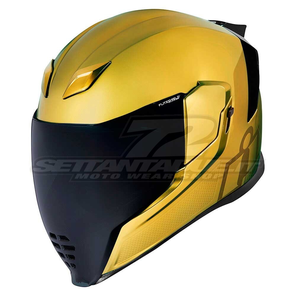 Casco Integrale Icon AIRFLITE MIPS Jewel - Oro | SETTANTADUE.IT