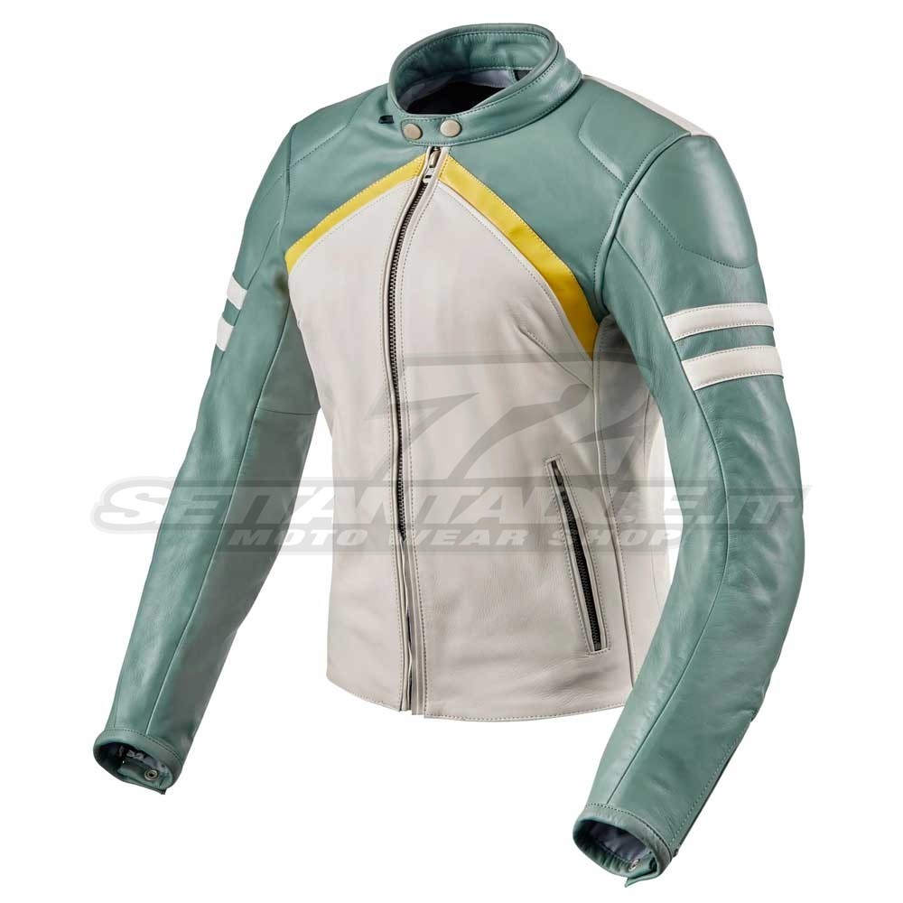Giacca Moto Donna REV'IT! MERIDIAN LADIES - Bianco Verde - Offerta Online |  SETTANTADUE.IT