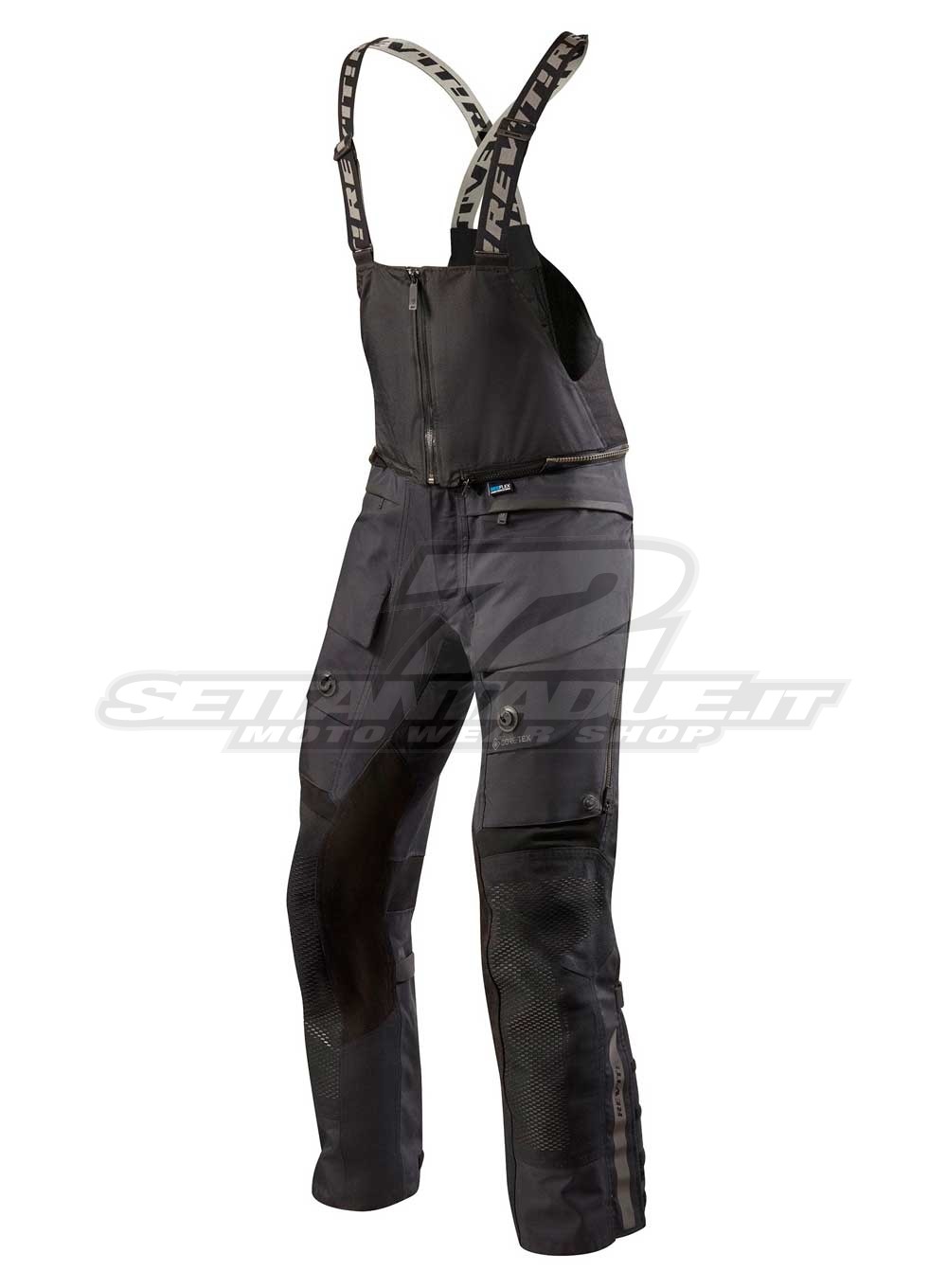 Pantaloni Moto REV'IT! DOMINATOR 3 GTX - Nero | SETTANTADUE.IT