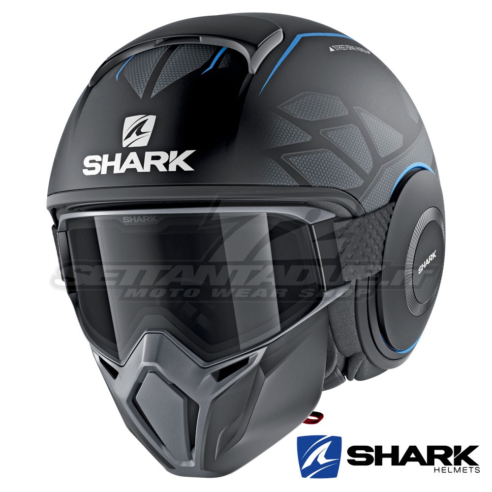 Casco jet shark street drak deals