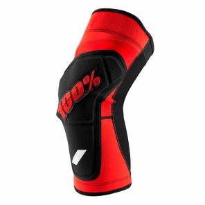 Ginocchiere MTB 100% RIDECAMP Knee Guard - Rosso Nero - Offerta Online