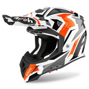Casco Motocross Airoh AVIATOR ACE Swoop - Arancione - Offerta Online