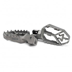 Kit Pedane Adventure Akrapovic - Titanio - F-BM13T1