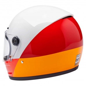 Casco Biltwell GRINGO SV Intersection - Rosso Arancione Giallo