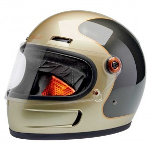 Casco Moto Biltwell GRINGO SV Tracker - Champagne Carbone Metallizzato - Offerta