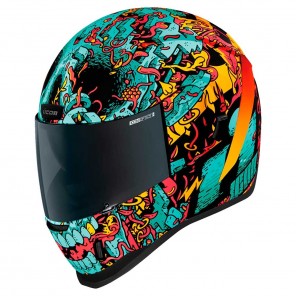 Casco Moto Icon AIRFORM MIPS Munchies - Blu - Offerta