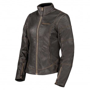 Giacca Moto Donna Icon TUSCADERO3 - Nero - Offerta