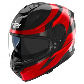 Casco Moto Nolan N80-8 Fervo 355 - Nero Rosso Cromato - Offerta