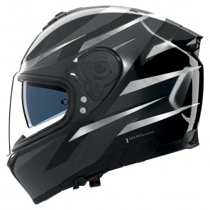 Casco Nolan N80-8 Fervo 356 - Nero Antracite Argento Cromato