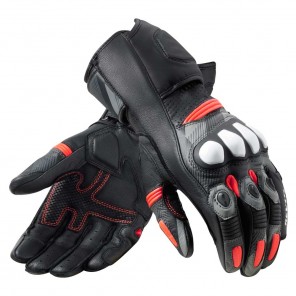 Guanti Moto REV'IT! LEAGUE 2 - Nero Rosso Neon - Offerta Online