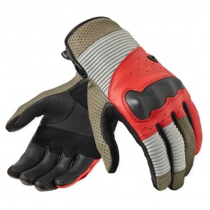 Guanti Moto REV'IT! LEWISVILLE - Sabbia Rosso - Offerta