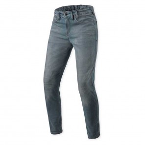 Jeans Moto REV'IT! CARLIN SK (Taglia Corta) - Grigio Medio Slavato - Offerta