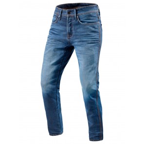 Jeans Moto REV'IT! REED SF (Taglia Lunga) - Blu Medio Slavato - Offerta Online