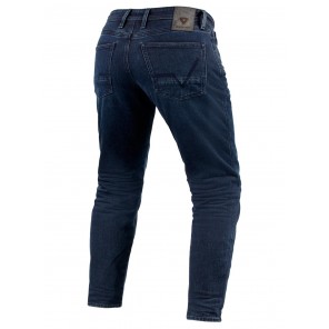 Jeans REV'IT! ORTES TF (Taglia Corta) - Dark Blue Black Used