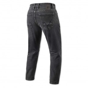 Jeans REV'IT! DETROIT 3 TF (Taglia Corta) - Nero Pietra Scuro