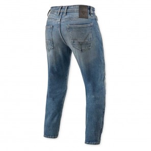 Jeans REV'IT! DETROIT 3 TF (Taglia Corta) - Blu Medio Vintage