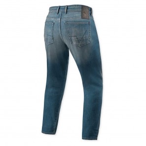 Jeans REV'IT! KEEGAN TF (Taglia Corta) - Blu Medio Vintage