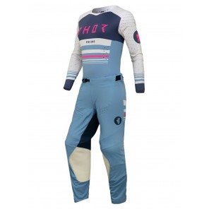 Completo Cross Donna Thor WOMEN’S PRIME BLAZE - Blue Steel Vintage White - Offerta Online