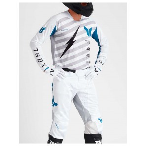 Completo Cross Thor LAUNCHMODE VENTED RAID - Bianco Grigio - Offerta