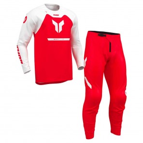 Completo Cross Bambino Thor YOUTH RIDEMODE MENACE - Rosso - Offerta
