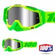 Maschera Cross 100% THE RACECRAFT + Sour Soul - Lente Iniettata Argento Specchio