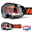 Maschera Cross 100% THE ACCURI Gaspard - Lente Trasparente