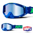 Maschera Cross 100% THE RACECRAFT Dreamflow - Lente Blu Specchio