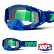Maschera Cross 100% THE RACECRAFT Dreamflow - Lente Trasparente