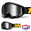 Maschera Cross 100% THE ACCURI Pistol - Lente Argento Specchio