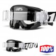 Maschera Cross 100% THE STRATA MUD Outlaw - Lente Trasparente