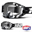Maschera Cross 100% THE RACECRAFT Alta - Lente Trasparente
