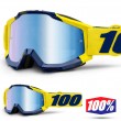 Maschera Cross 100% THE ACCURI Supply - Lente Blu Specchio