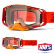 Maschera Cross 100% ARMEGA Litkit - Lente Trasparente