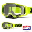 Maschera Cross 100% ARMEGA Nuclear Citrus - Lente Trasparente