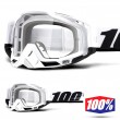 Maschera Cross 100% THE RACECRAFT Stuu - Lente Trasparente