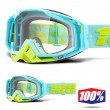 Maschera Cross 100% THE RACECRAFT Pinacles - Lente Trasparente