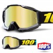 Maschera Cross 100% THE ACCURI Virgo - Lente Oro Specchio