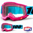 Maschera Cross 100% ACCURI2 Lefleur - Lente Trasparente