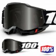 Maschera Cross 100% ACCURI2 SAND Black - Lente Fumè
