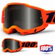 Maschera Cross 100% ACCURI2 SAND Neon Orange - Lente Fumè
