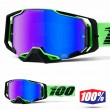 Maschera Cross 100% ARMEGA Uruma - Lente HiPER Blu Specchio