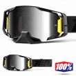 Maschera Cross 100% ARMEGA Nightfall - Lente Argento Specchio