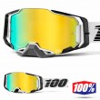 Maschera Cross 100% ARMEGA Atmos - Lente Oro Specchio