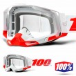 Maschera Cross 100% RACECRAFT2 St-Kith - Lente Trasparente