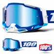 Maschera Cross 100% RACECRAFT2 Blue - Lente Blu Specchio