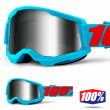 Maschera Cross 100% STRATA2 Summit - Lente Argento Specchio