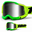 Maschera Cross 100% ACCURI2 Travis - Lente Argento Specchio