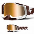 Maschera Cross 100% RACECRAFT2 Snowbird - Lente Oro Specchio